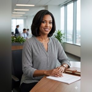 torrid Black and White Houndstooth V-Neck Blouse
